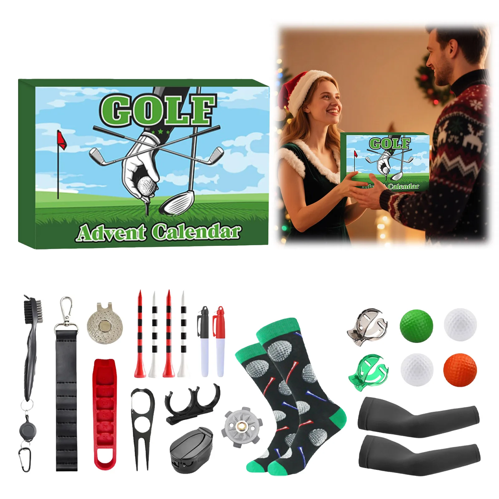 hot toy Christmas Advent 2025 Calendar 24 Day Marked Tee Calendar Advent xmas toys festival hot selling playthings for kids