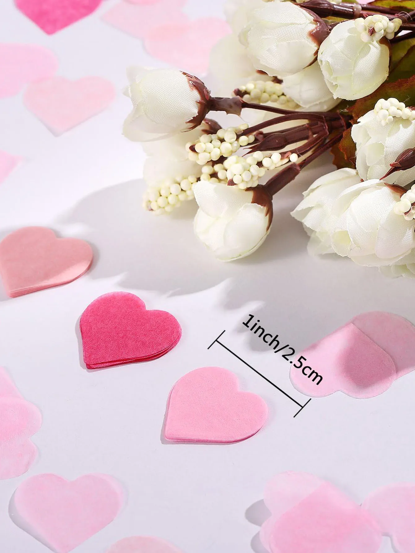 5000 Stück Liebe Herz Konfetti Valentinstag Party Pailletten Konfetti Hochzeit Verlobung Jahrestag Brautparty Geburtstagsfeier – Detail 1