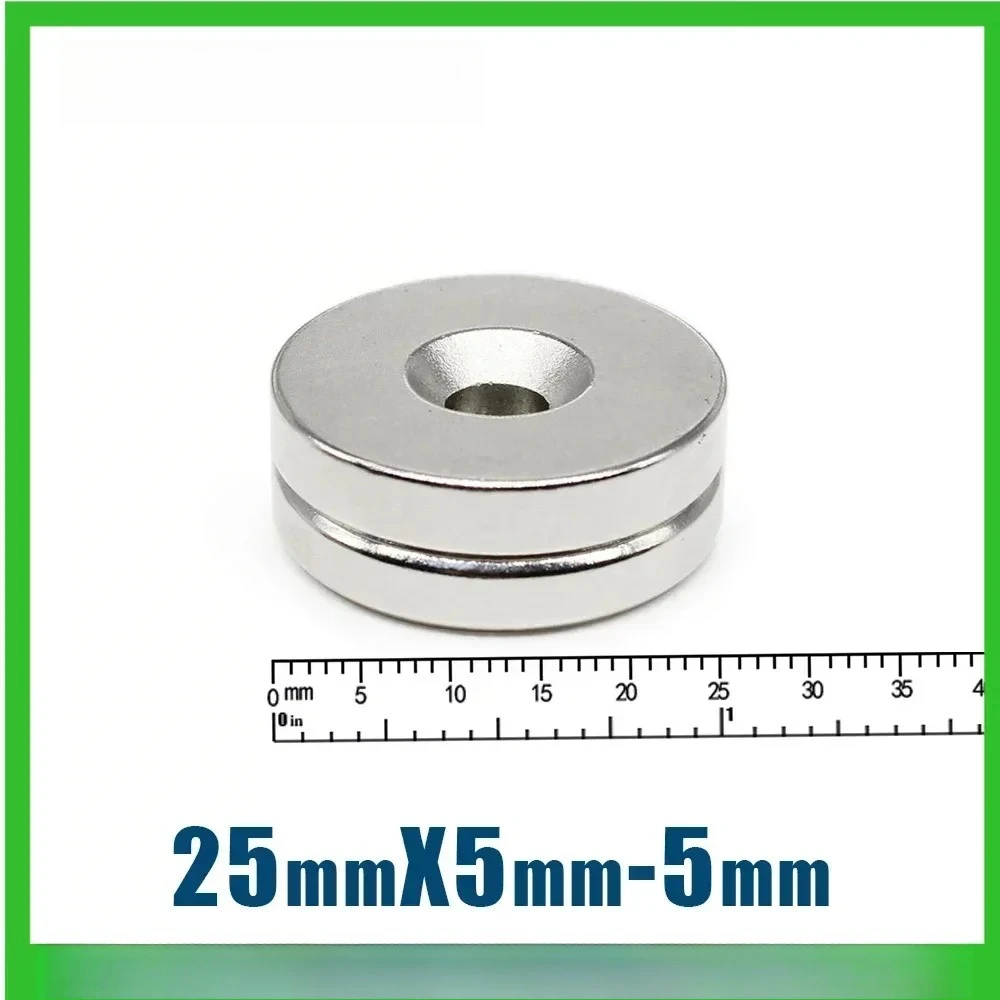 2/5/10/20Pcs 25x5-5mm Circular Magnets 25x5-5mm for Home Refrigerators, Offices DIY 25x5-5mm