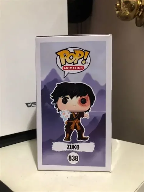 Фигурки Funko POP: Аватар - Вокс (538), Флэйм (838), Лайтнинг (940), Водный элемент (1000), Суперсайз Азула (542), Принцесса Лайтнинг