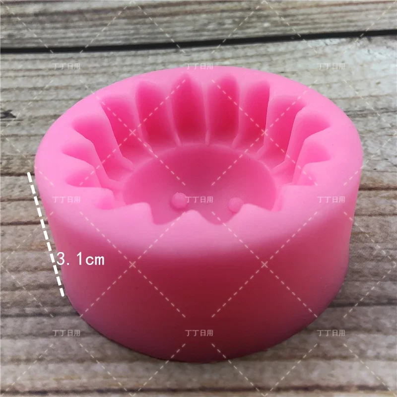 การ์ตูน SMILE Sun ดอกทานตะวันซิลิโคน Fondant สบู่ 3D เค้กแม่พิมพ์ Cupcake Jelly Candy ช็อกโกแลตตกแต่งเบเกอรี่เครื่องมือ FQ2819