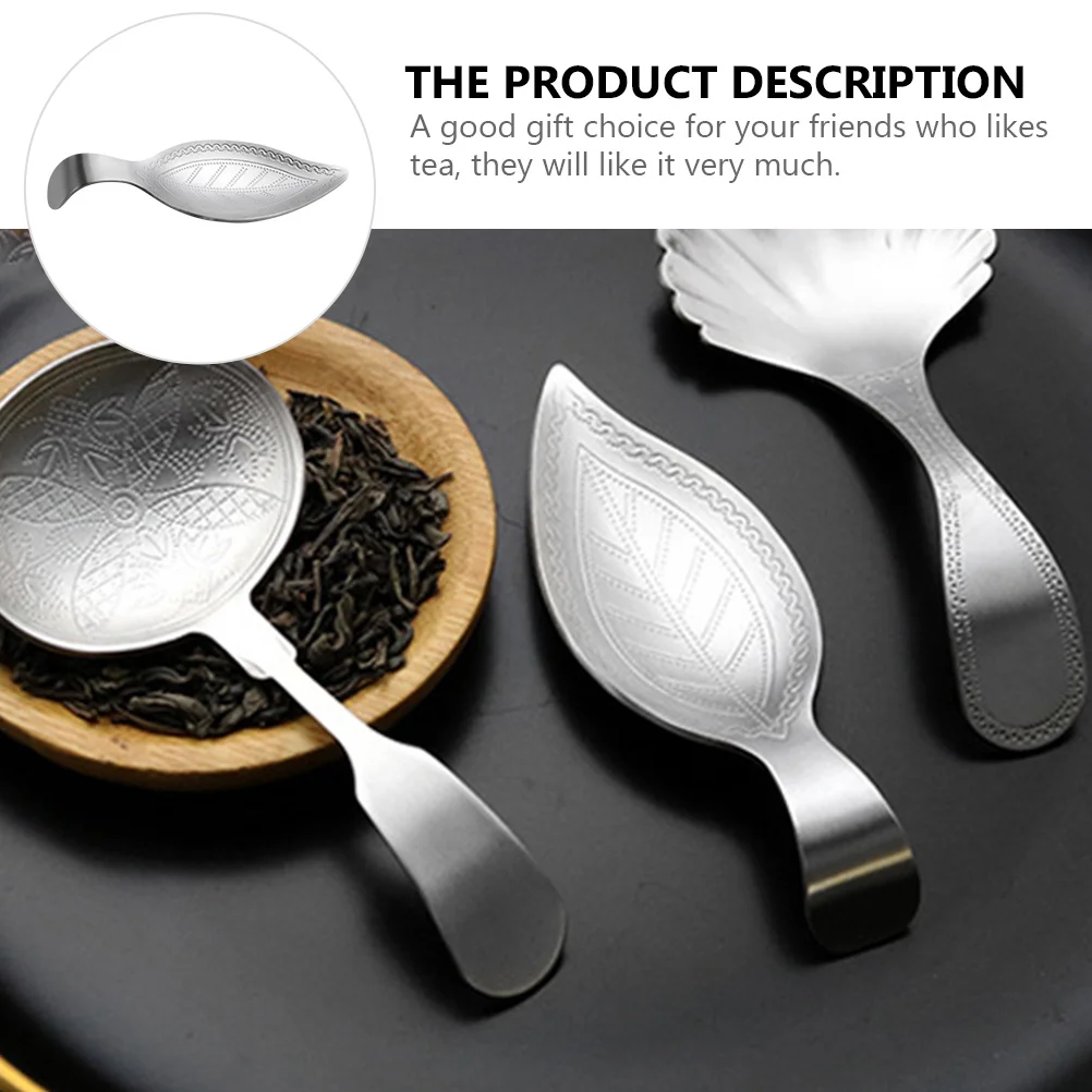 

304 Stainless Steel Tea Scoop Practical Tea Shovel For Coffee Flour Bath Salts Silver Teaspoon Kitchen Bar Tool