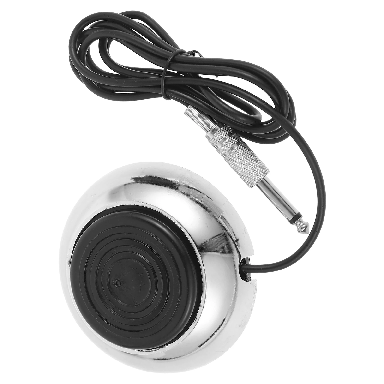 

Portable Tattoo Foot Pedal with Stainless Steel Round Base Smooth Current Flow for Machine Power Supply Wide Compatibility