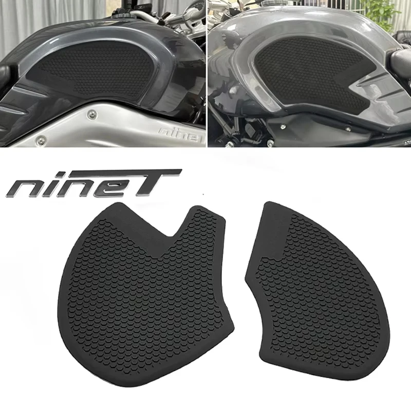 Motorcycle Side Fuel Tank Pads Protector Stickers Decal Gas Knee Grip Traction For BMW R9T R9t RNINET R NINET R NINE T RnineT
