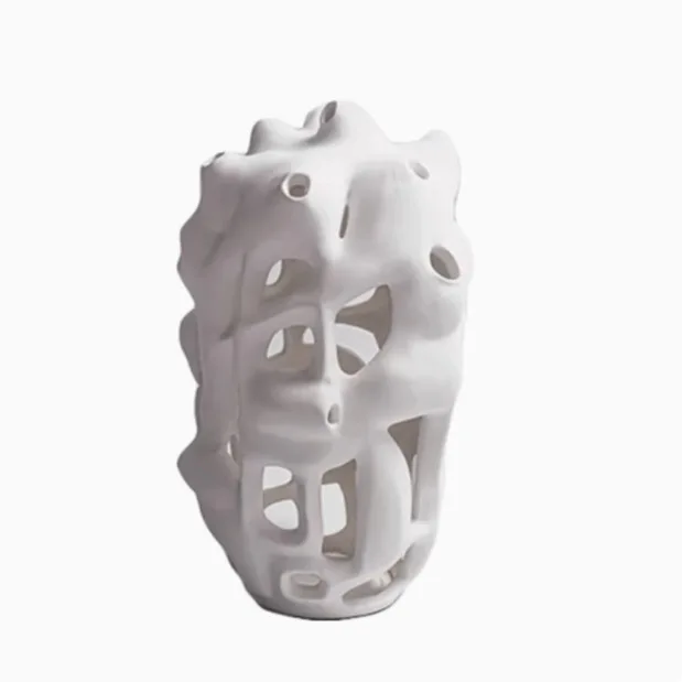 Modern Italian minimalist geometry intricate no hollow abstract desktop sculpture ornament model room entrance living room ornam