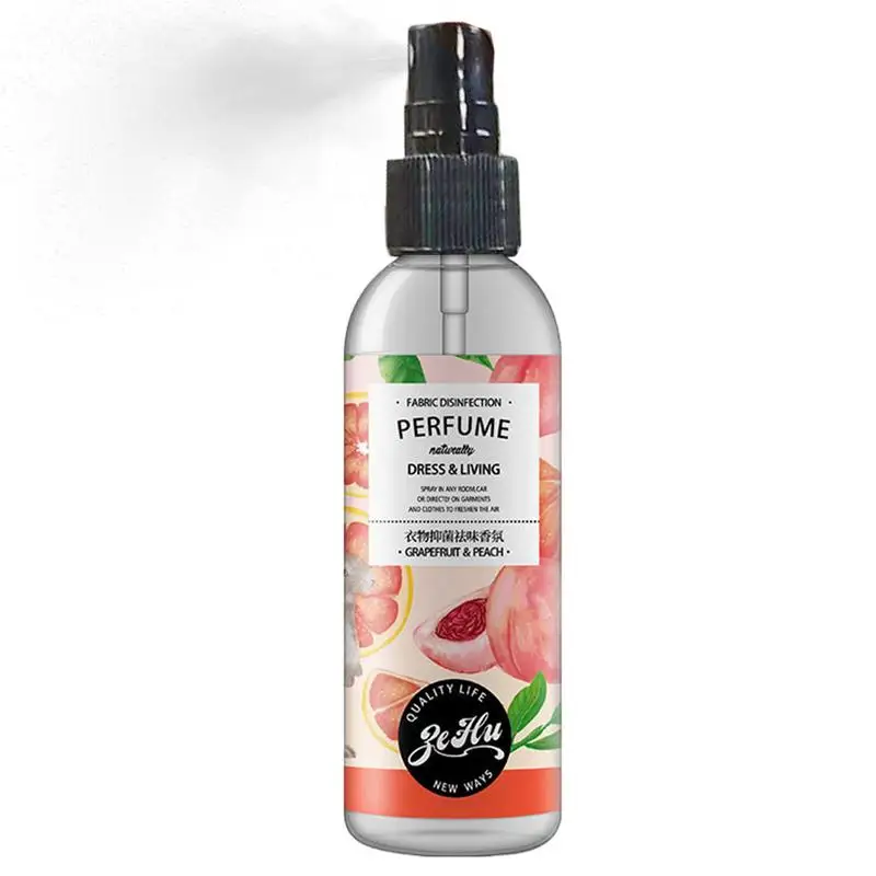 100ml giyim sıvı oda parfümü sprey koku giderici ve koku giderici Refreshener ev bez temizleme hava spreyi