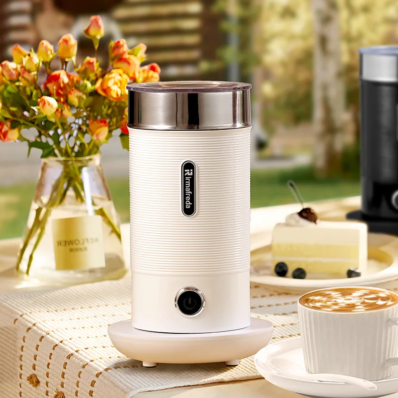 

Household Automatic Hot and Cold Mixing Cup Milk Frother Frothing Foamer Latte Cappuccino Fully Automatic Milk Warmer