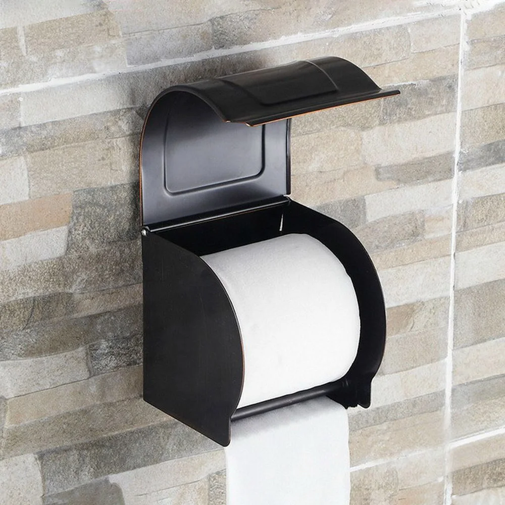 Black Oil Rubbed Brass Tissue Box Toilet Paper Holder Roll Holder Bathroom Accessories products Nba302