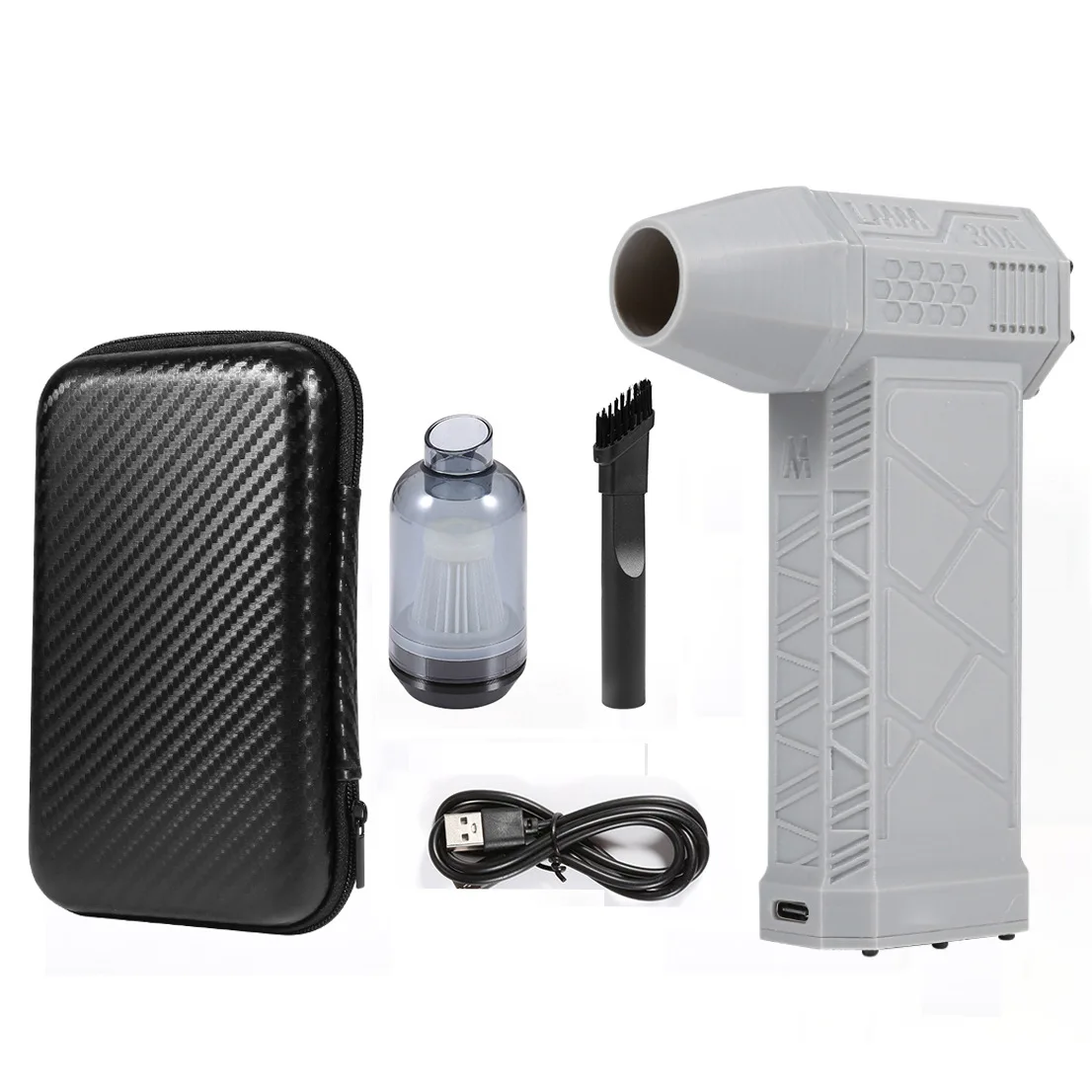 Effective Suction Blowing Integrated 3-speed Hair Dryer Blowing Dust Cleaning Regulation High Speed Brushless Motor Ducted