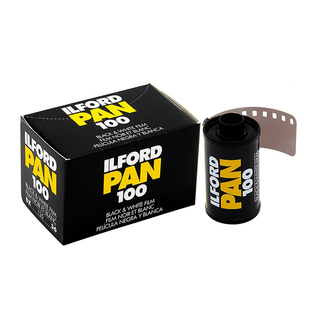 New 1ROLL/5ROLLS  ILFORD PAN 100 135 35mm Black and White Negative Film 36 Exposures