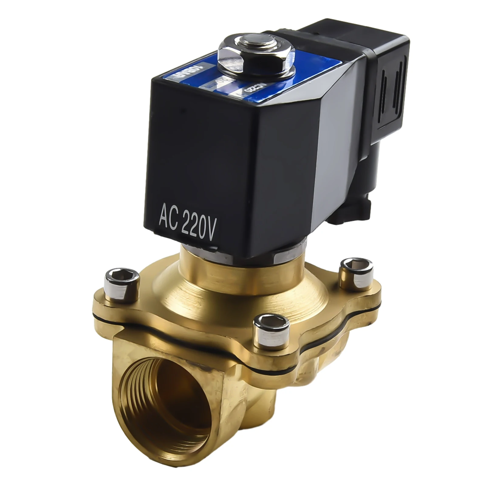 Superior Performance Brass Solenoid Valve 3/4 220V AC 0 10 Bar Seal Efficient Flow Management Guaranteed Quality