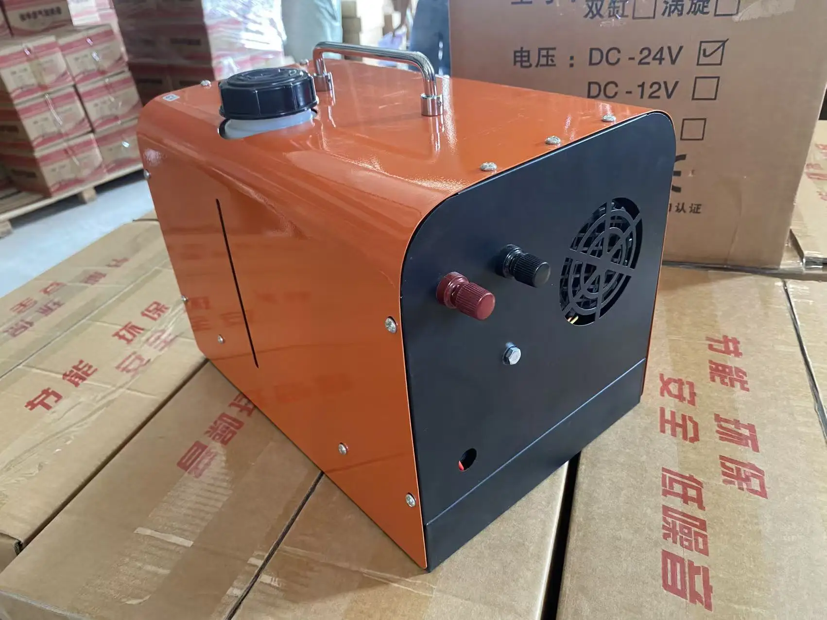 Diesel Heater 12V/24V DC & 220V AC All-in-One 5KW Portable Parking Air Heater Low Noise Diesel Space Heater
