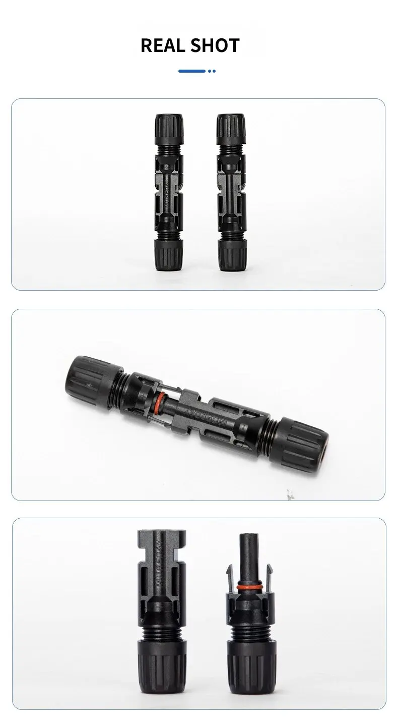 PYROSOLAR 2 Pair Solar PV Connectors Solar Connectors for Solar Panels and PV Systems