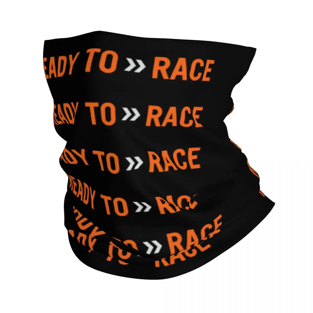 Custom Ready To Race Bandana Neck Gaiter Windproof Face Scarf Cover Men Women Motorcycle Racing Headwear Tube Balaclava