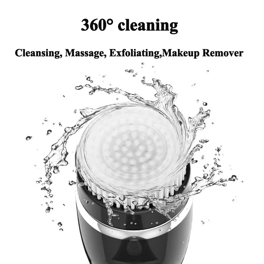 Four in One Electric Facial Cleanser for Makeup Removal Massage Oil Removal and Exfoliation Cavitation Machine Beauty Tools