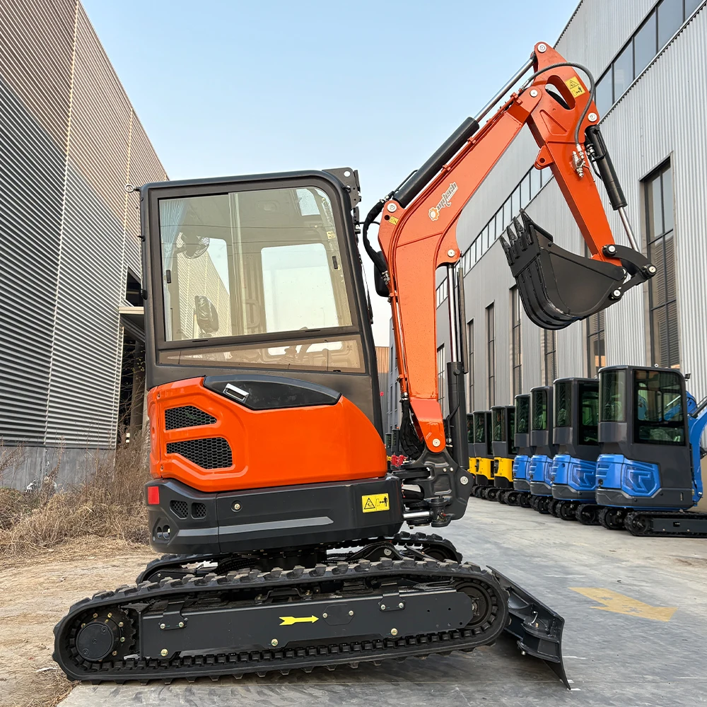 Customizable Multifunction 25 Ton Mini Excavator Kubota EPA Certified Diesel Engine Farm Trenching