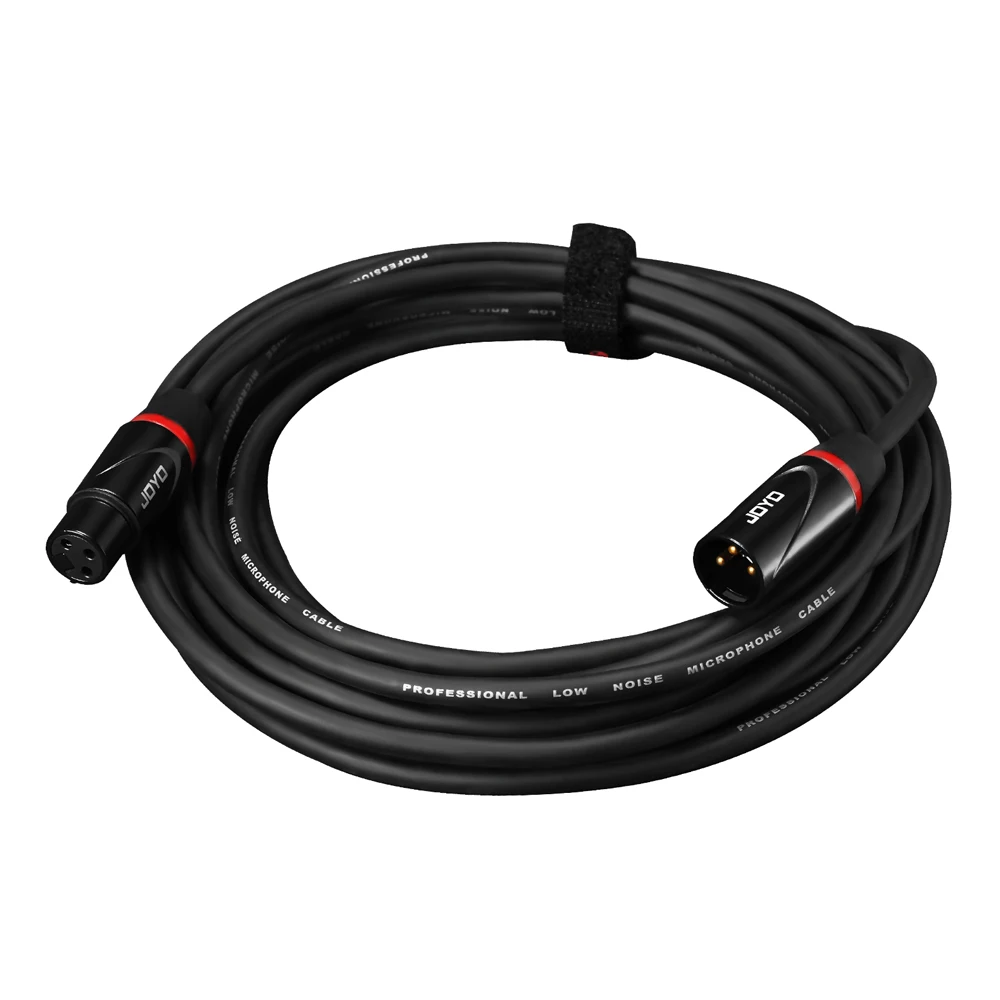 JOYO CM-28 High-end XLR Audio Cable 20ft XLR Male to XLR Female Low Noise PVC Shileding Layer Microphone Cable Plug and Play