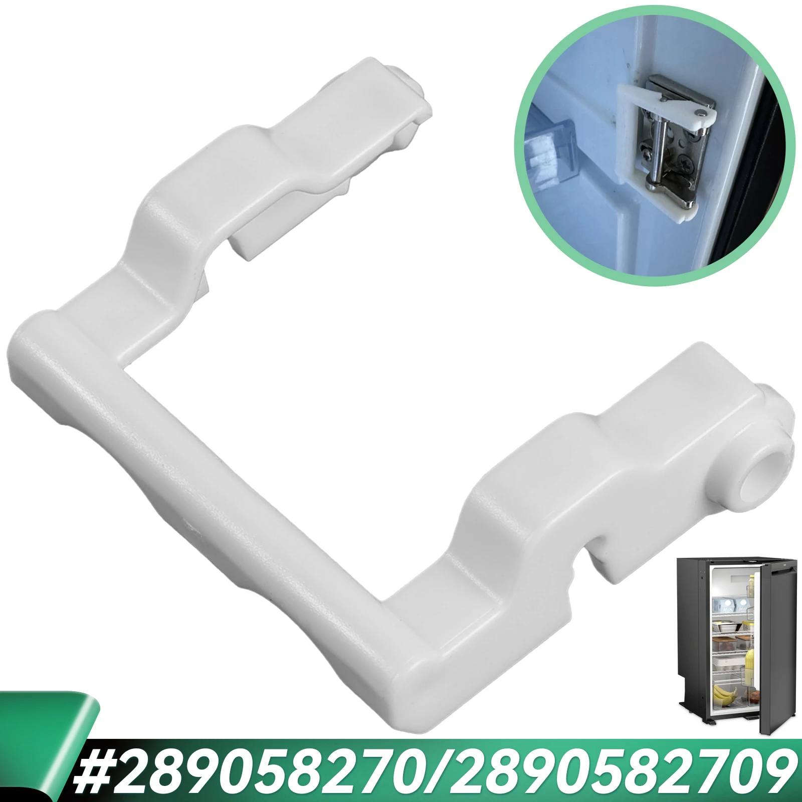For Dometic Series 9 Camper Fridge Replacement Door Catch Lock Tab Receptor Complete RM9- 289058270 Caravan Motorhome 2890582709