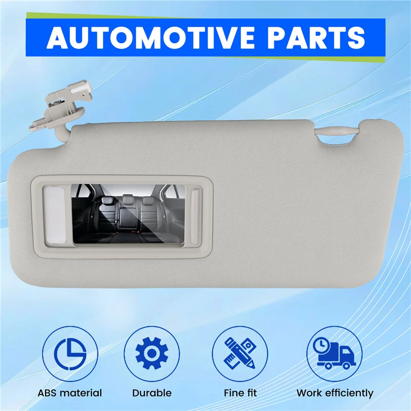 

Professional For Mazda CX-5 2017-2021 CX-8 2019 Car Interior Sun Visor With Mirror Sun Shade Left Driver Side Gray KD5H-69-320A