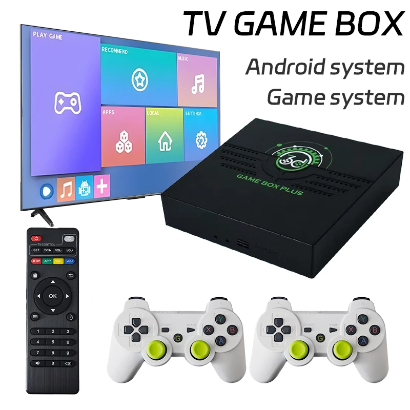 Coopreme V6 ريترو وحدة تحكم بجهاز لعب محمول 64G ثنائي النظام 40 + لعبة محاكاة صندوق سوبر HD لعبة فيديو لاعب هدية مثالية للرجال #1