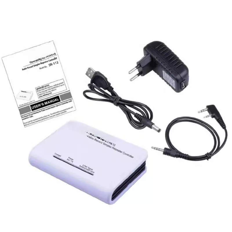 SR-112 Wireless Intercom Recording Simplex Repeater Relay Station Controller Multifunctional Voice Recorder Equipment