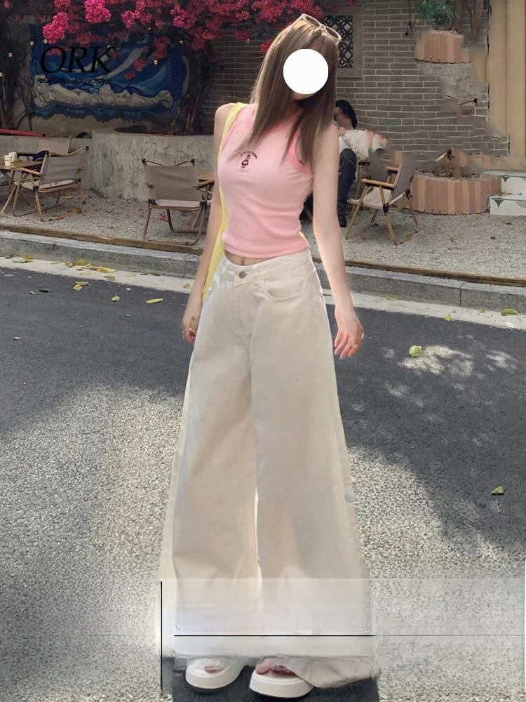 

Женские джинсы с высокой талией, прямые, повседневные, осенне-зимние, новые, удлиненные, с эффектом похудения, белые