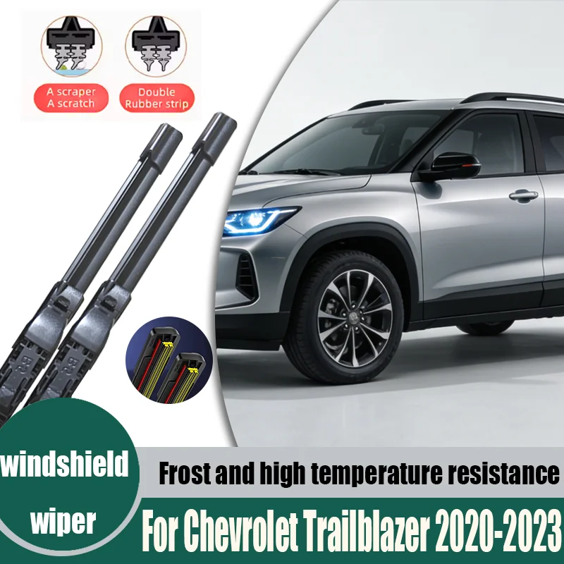 

Front Windshield Wiper Blades For Chevrolet Trailblazer 2020 2021 2022 2023 RS Windscreen Car Accessories Window Brushes Refills
