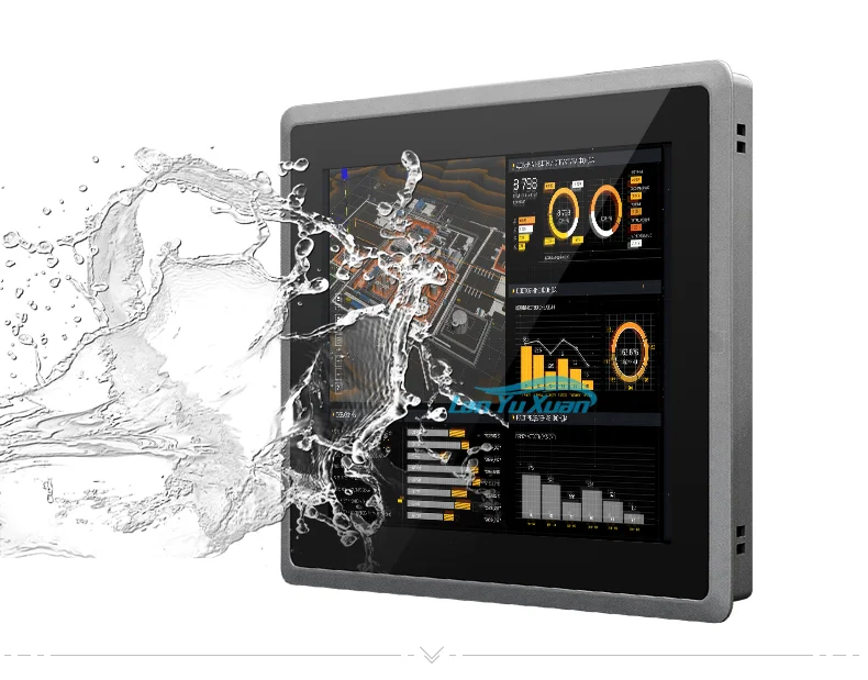 industri panel PC 12  Inch Embedded IP65 Waterproof all in one computer tablet touch screen Industrial 