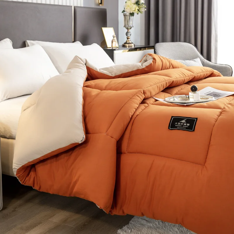 Spring and Autumn Quilt Soybean Fiber Quilt Core Winter Quilt Breathable Ground Wool Thickened Protect Warm Winter Quilt