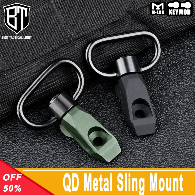 WADSN Fast Tactical Metal SI QD Sling Swivel Buckle Vertical Sling Base Mount 20mm Mlok Keymod Rail Airsoft Hunting Accessories