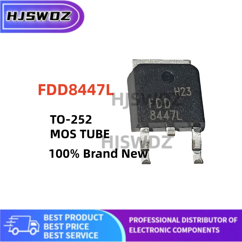 10~100PCS brand new FDD8447L FDD8447 FDD 8447L TO-252 N-channel MOSFET Field effect tube In Stock