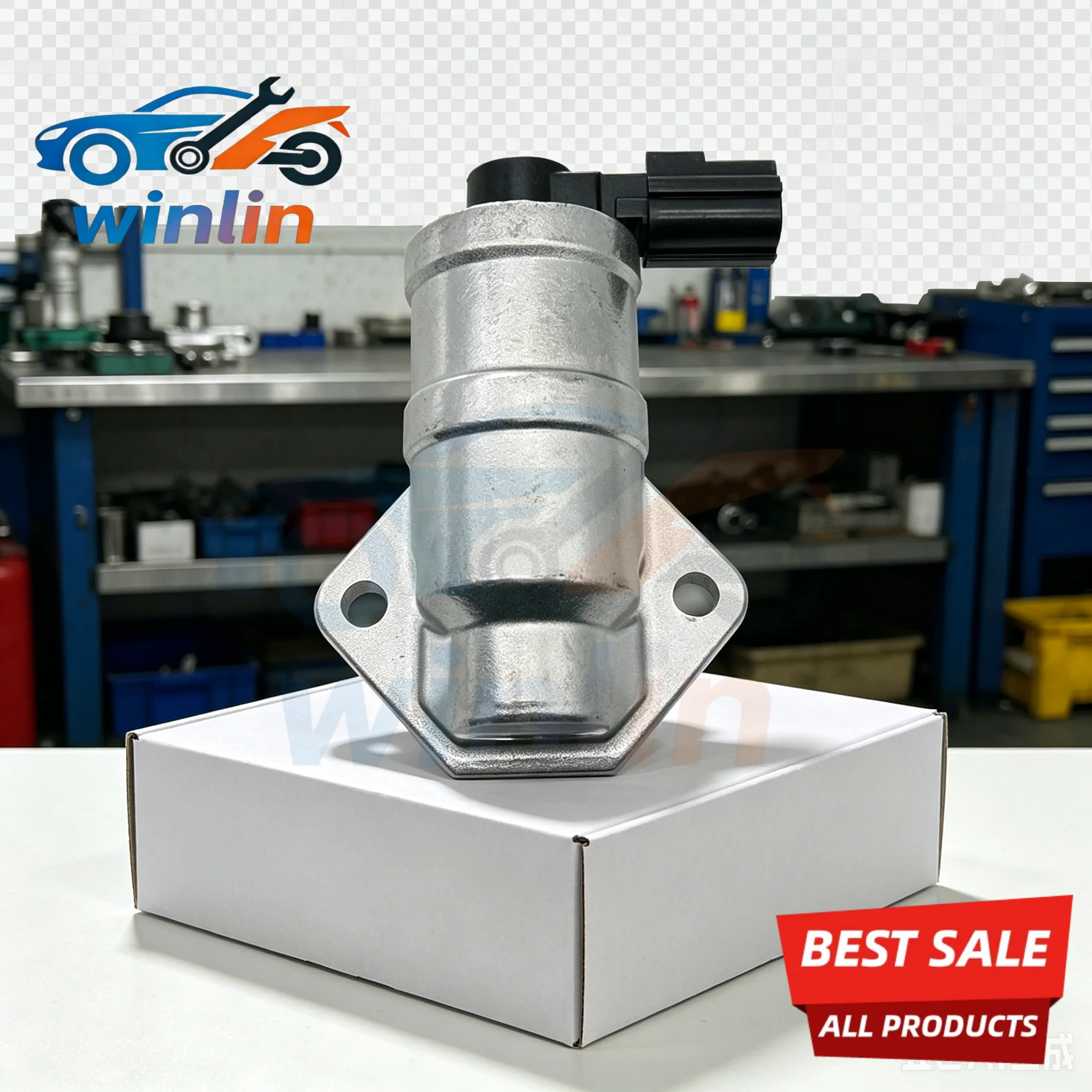 OEM 1F22-20-660 New Idle Air Control Valve For Ford Explorer Sport Trac XLS XLT Mazda B4000 1F2220660A