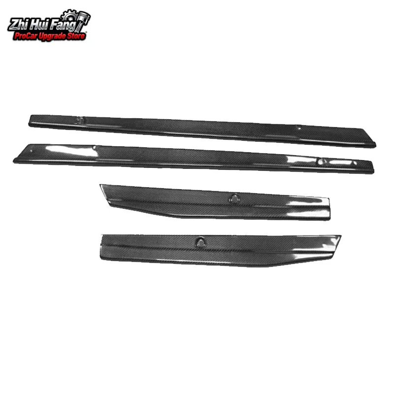 Suitable for Volkswagen Golf 8 Carbon Fiber Skirts Skirt Side Surround Modification Car Accessories Exterior Decoratio
