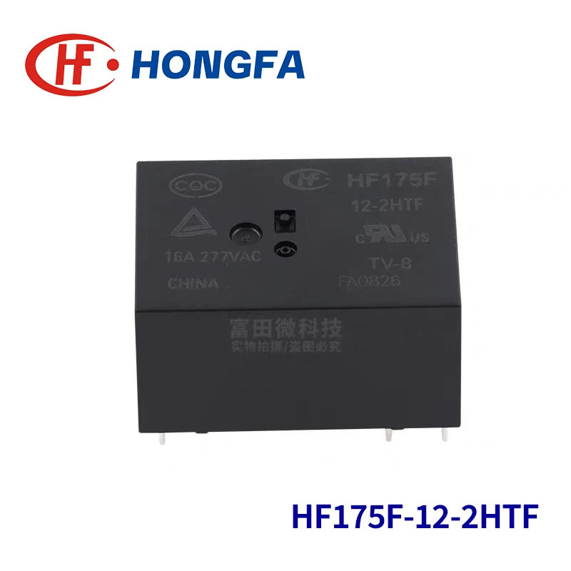1Pcs HONGFA Relay HF175F-5-2HTF HF175F-12-2HTF HF175F-24-2HTF HF175F-12-2ZTF 6Pin 8Pin 16A 5V 12V 24V Power Relay