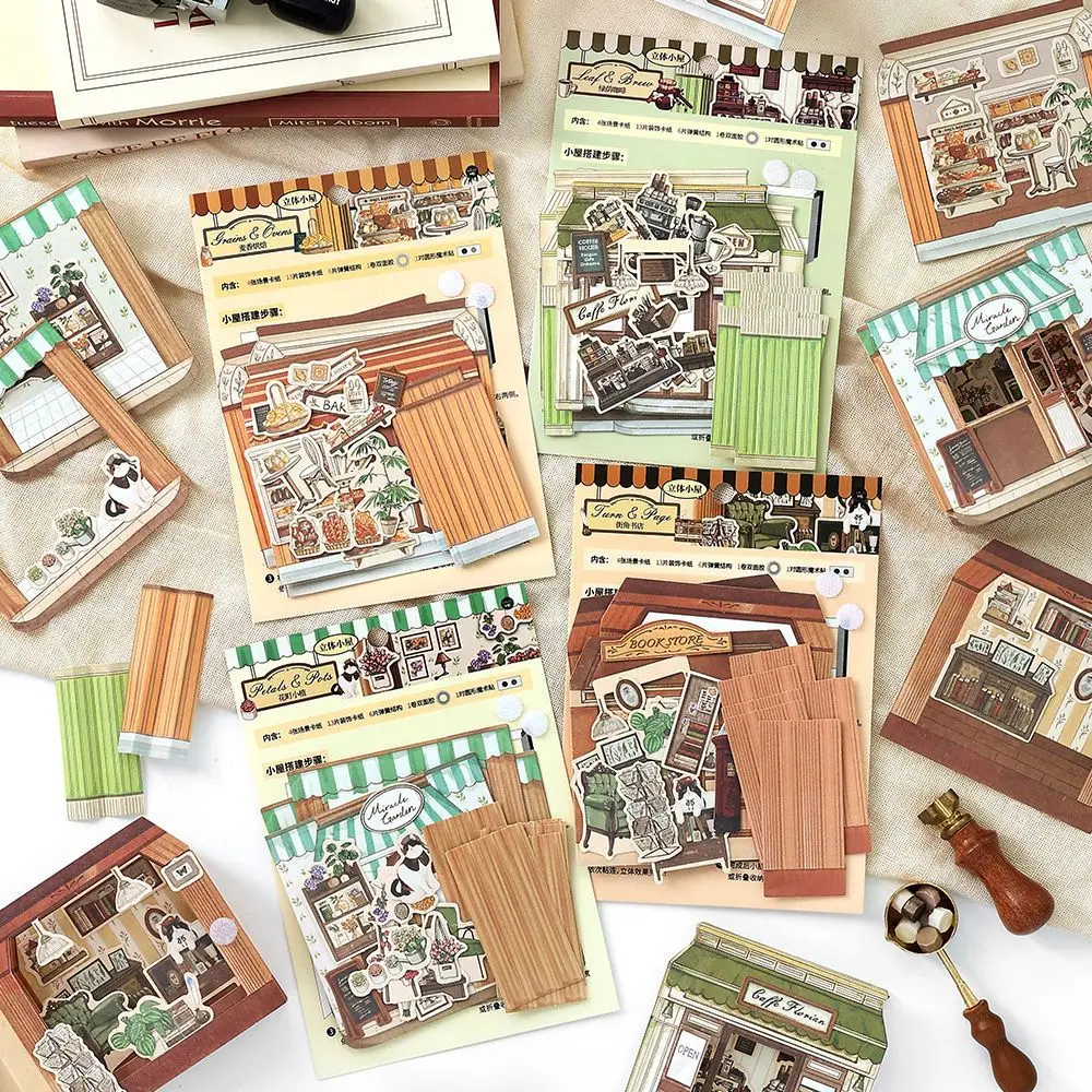 25pcs/lot Buku Memo Bahan Kertas Buka Toko Kecil Junk Journal Scrapbooking Retro Kertas Dekorasi Latar Belakang