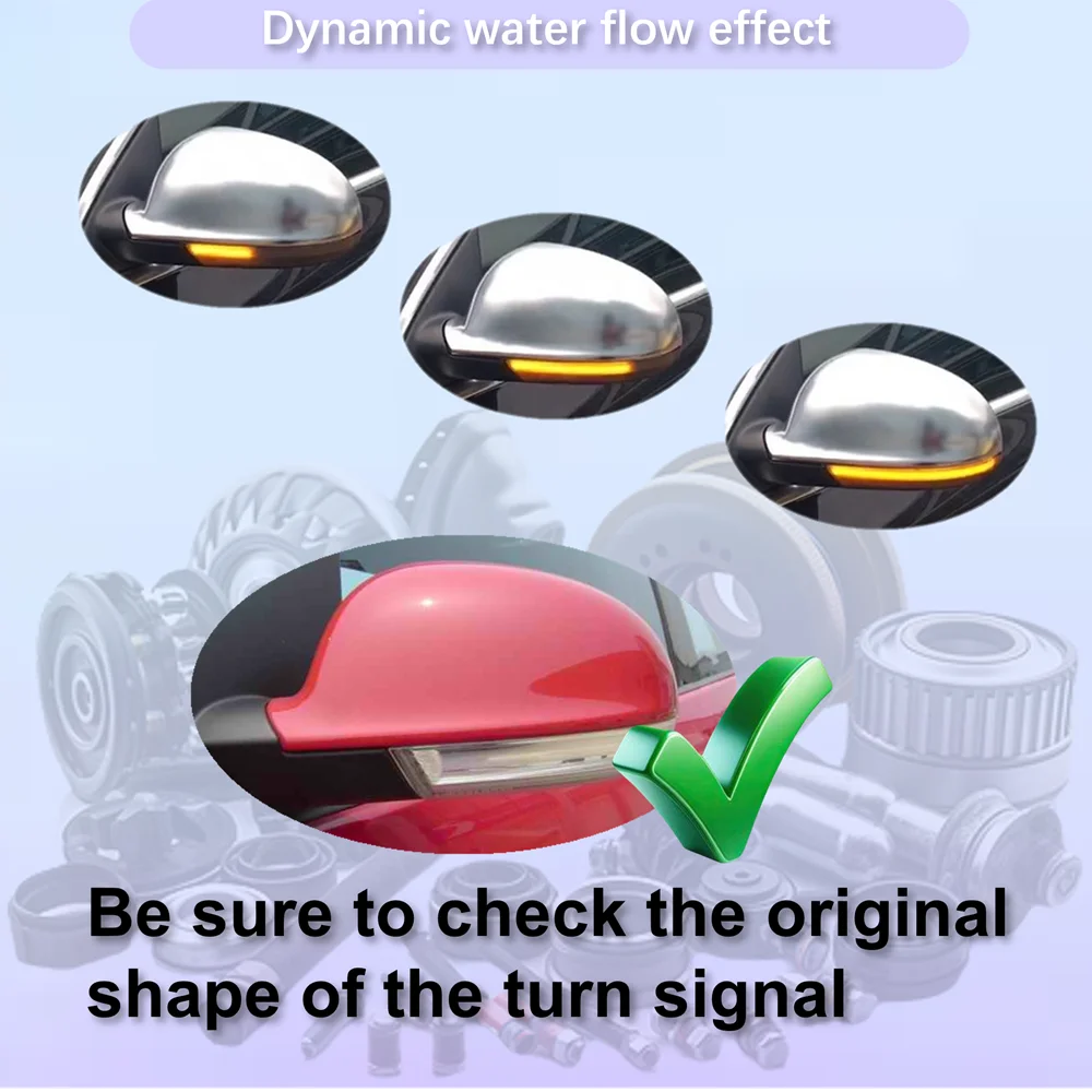 for Skoda Superb 3U Combi 2006 2007 2008 Sequential LED Dynamic Indicator Side Mirror Turn Light Signal
