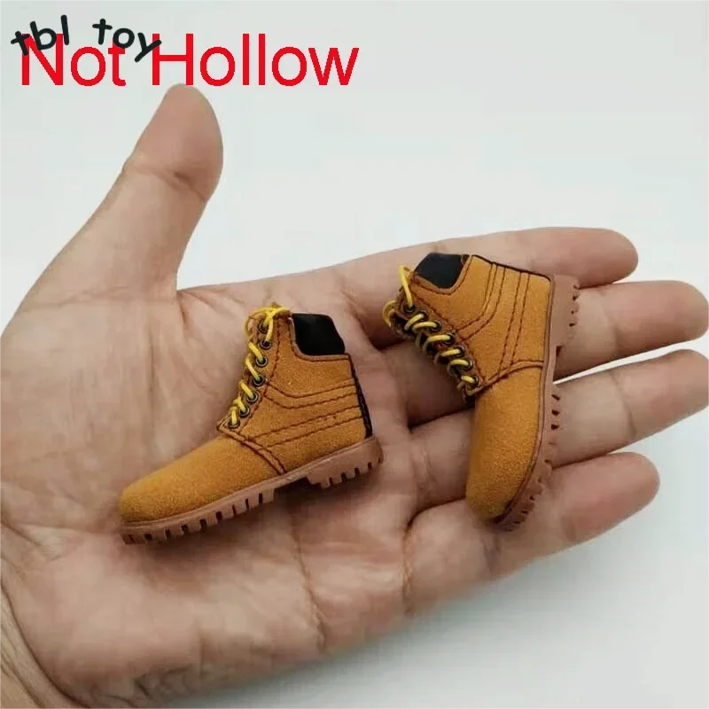 1/6 Scale Low Top Boots Model Male Lace-Up Combat Shoes Model For 12in Detacbale Feet Doll Action Figure