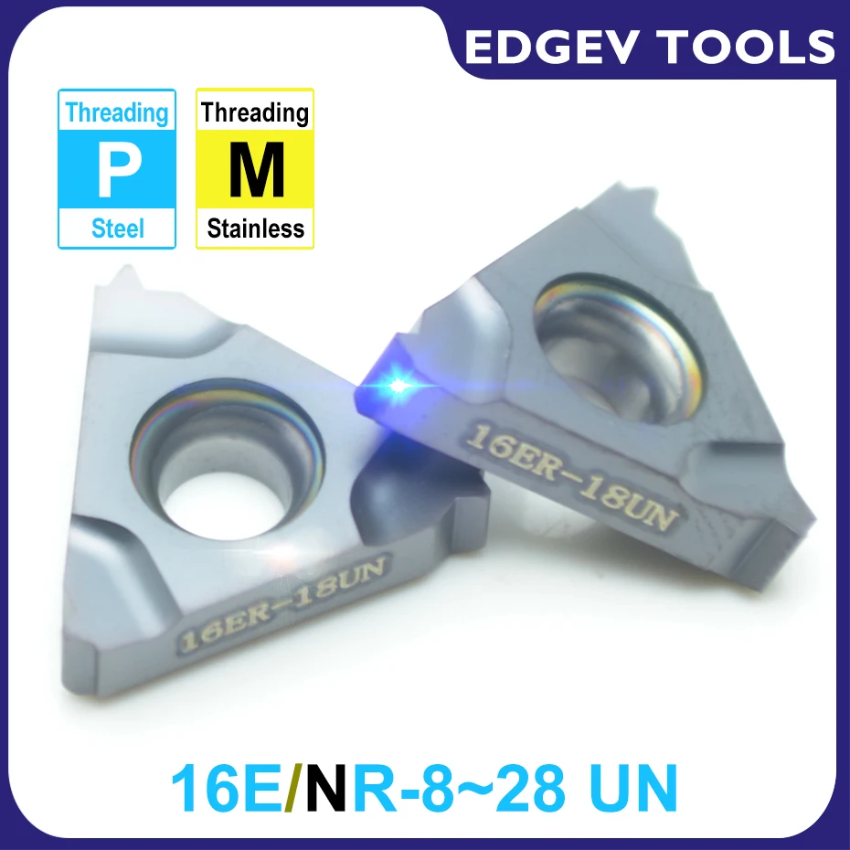 

EDGEV 16ER 16IR 8UN 9UN 10UN 11UN 12UN 14UN 16UN 18UN 20UN 24UN 28UN 32UN Thread Carbide Inserts CNC Turning Tool