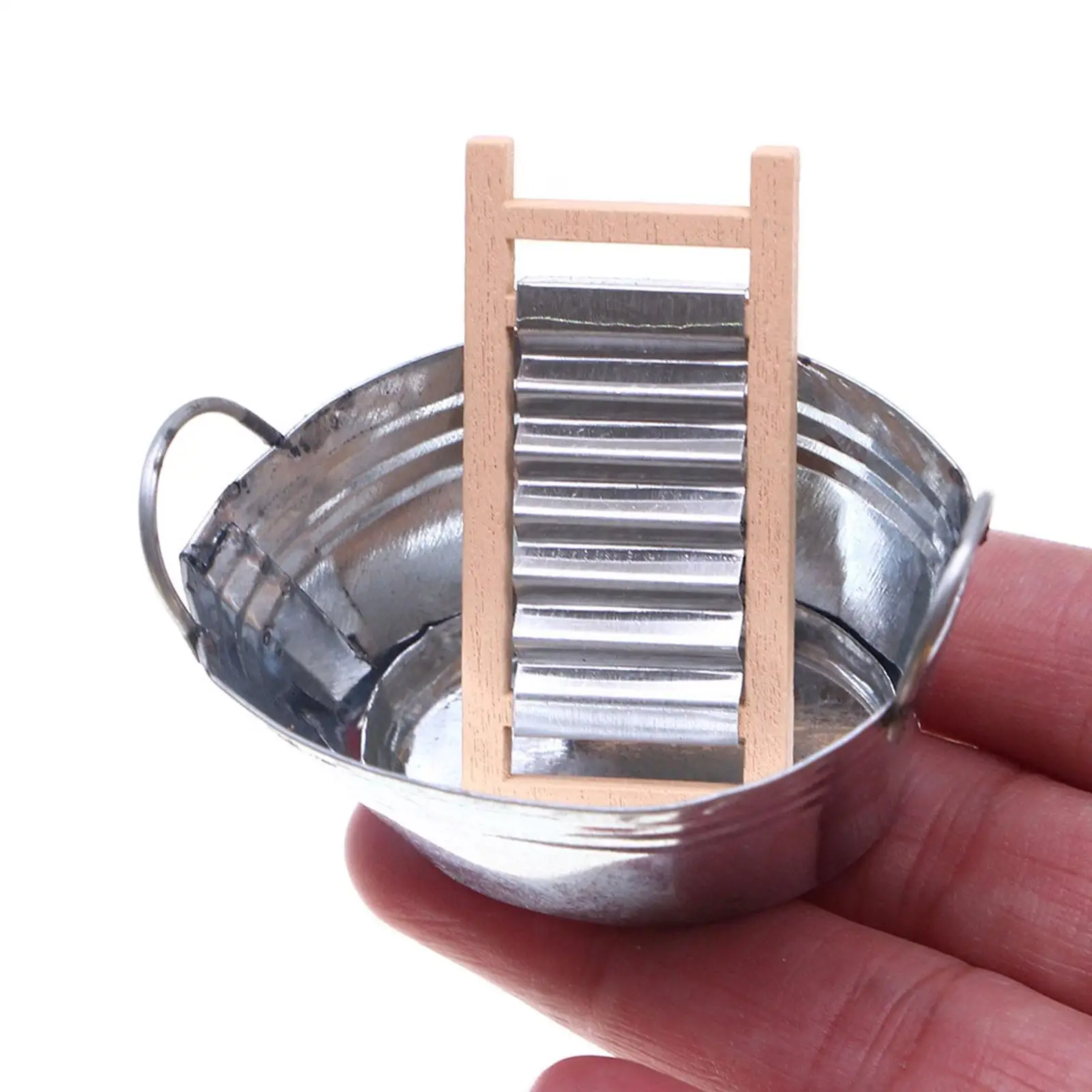 Dollhouse Accessories Micro Landscape Birthday Gifts Doll House Washing Basin