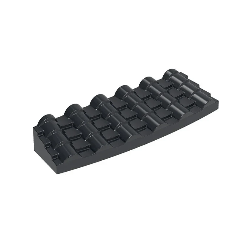 MOC 1PCS พิเศษ Arc กระเบื้อง 73682W 55x16 Roof Building Block ชุด House ปราสาทผนังอิฐอนุภาคประกอบของเล่นเด็กของขวัญเด็ก