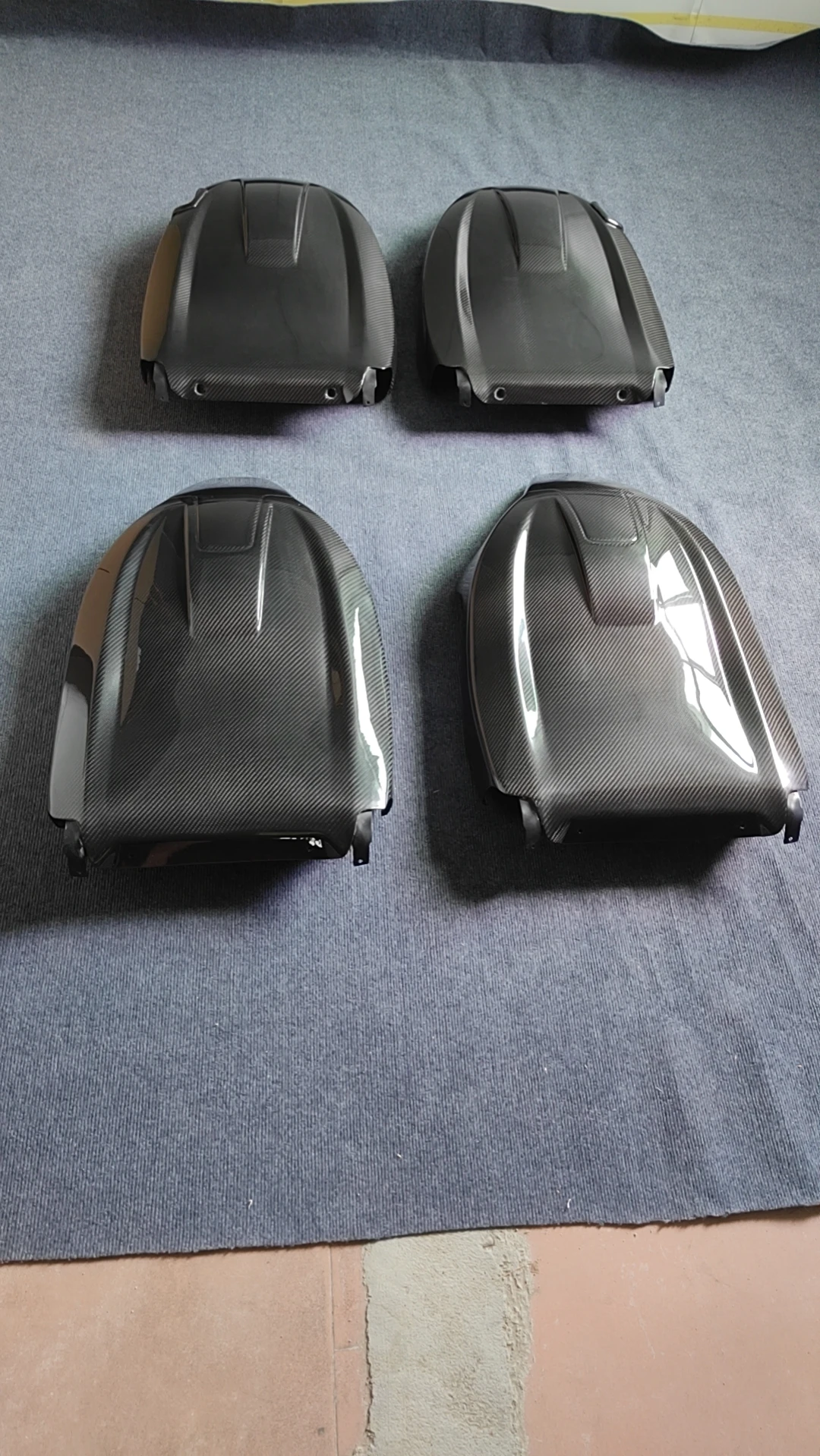 ألياف الكربون الجافة X3M X4M G87 M2 M3 M4 M8 Seatback استبدال غطاء مقعد لقطع غيار السيارات #2