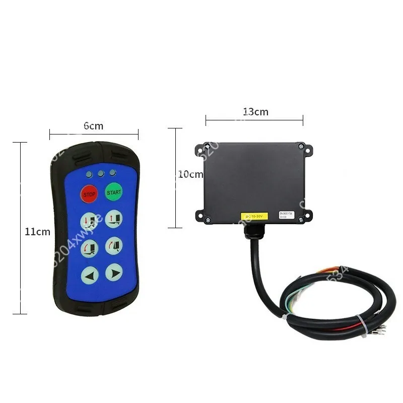 Industrial Wireless Remote Control 6 Button for Truck Tail Lift Crane 433MHz