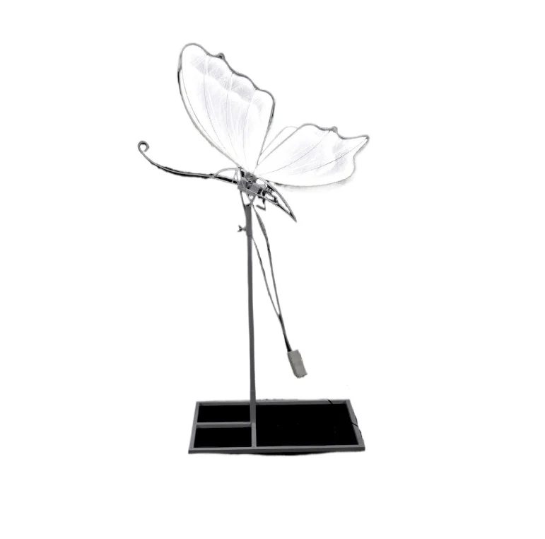 JMZ LED Hanging Lamp Butterfly Wings Light Wedding Decoration Romantic Party Stage Lighting for Walkway Event Venue Decor