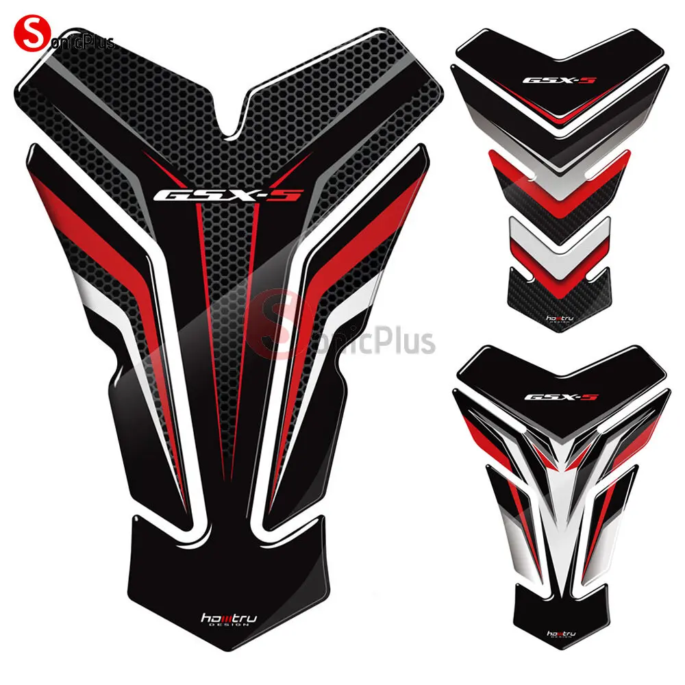 

For Suzuki GSXS GSX-S125 GSX-S750 GSX-S1000 GSX-S Motorcycle Gas Fuel Oil Tank Pad Protector 3D Emblem Decal Sticker Case