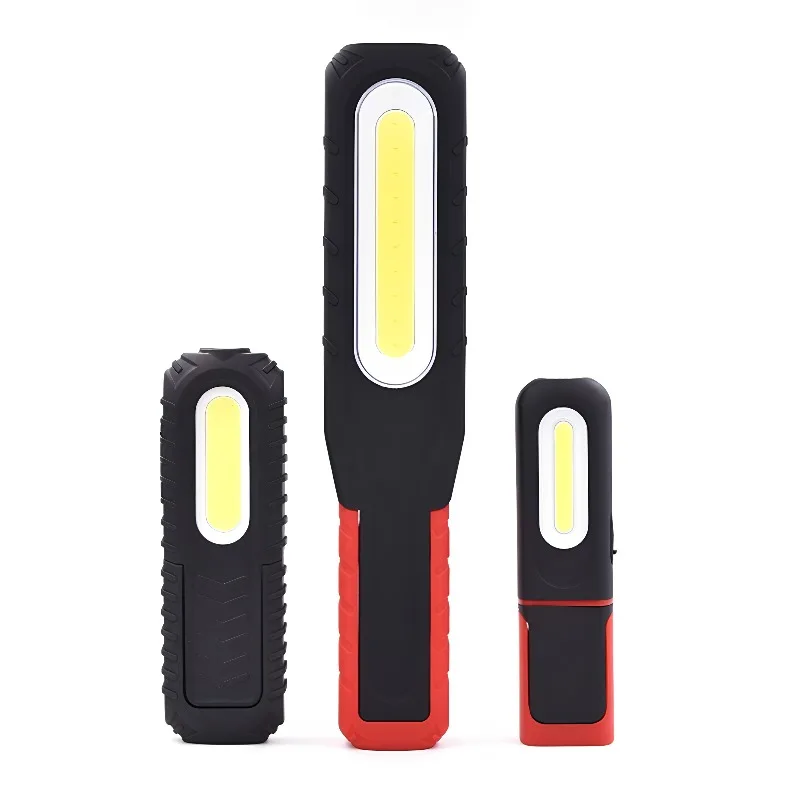 Work light anti drop, waterproof, pressure resistant charging LED repair light with foldable bottom and strong magnetic field