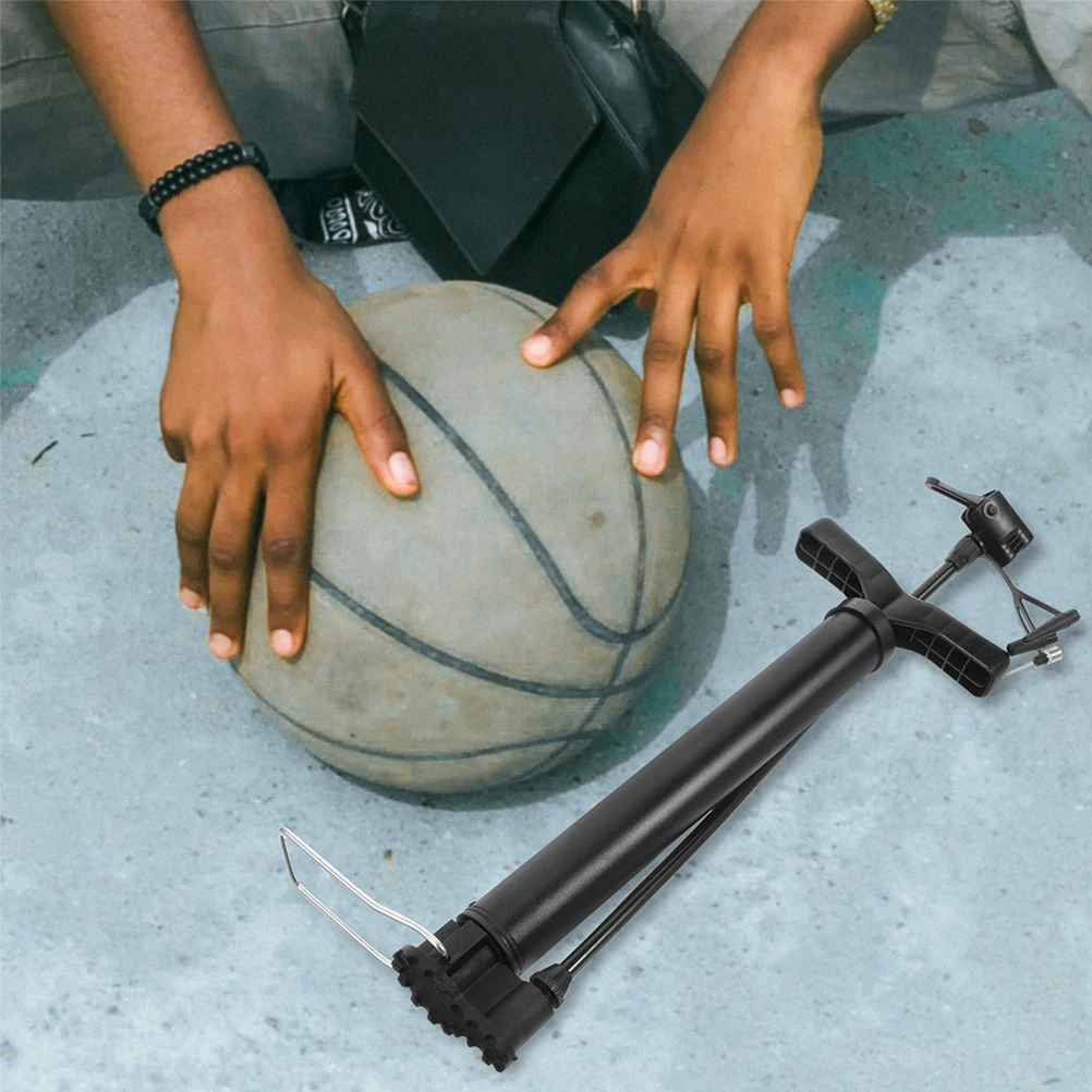 

2Pcs Durable Ball Air Pump Steel Body Portable Bike Tire Inflator Fast Basketball Soccer Football Inflation Ball Bump