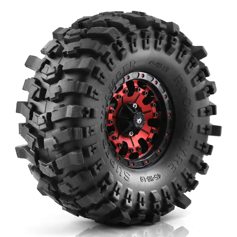 RS Мягкие Резиновые Шины 118x45 мм для RC Crawler 1:10 — детальный вид товара