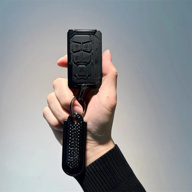 Premium Zinc Alloy Key Fob Cover for 2025 Land Rover Models - Defender 110/Range Rover Sport/Velar/Evoque/Discovery 4/Sport view 5
