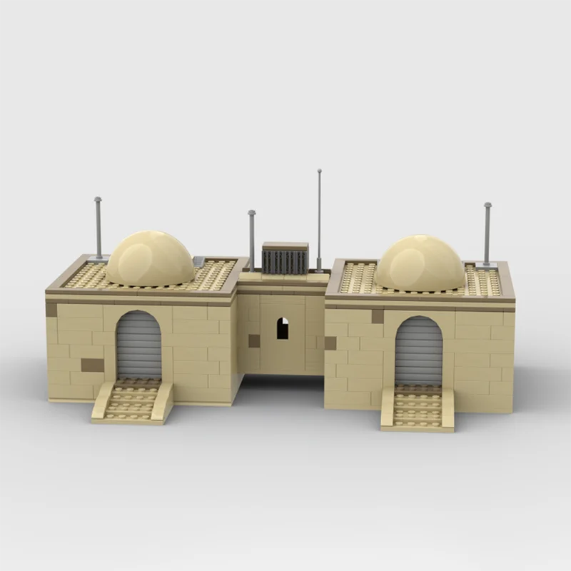 Estrela série de filmes modelo moc blocos de construção tatooine casa modelo tecnologia modular presente construção diy conjunto montagem brinquedos