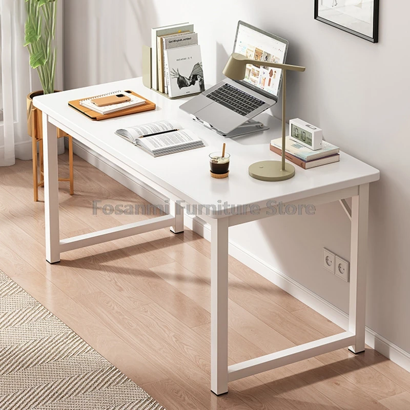 Компактные письменные столы для небольших помещений Современный офисный стол для ПК с прочной рамкой Простой игровой компьютерный стол для домашней комнаты